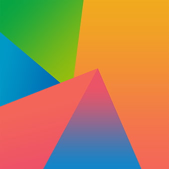 Abstract Geometric Gradient Background with Colorful Triangles