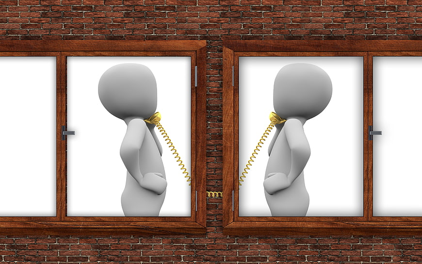 3D Concept of Self-Talk and Inner Dialogue with Phone