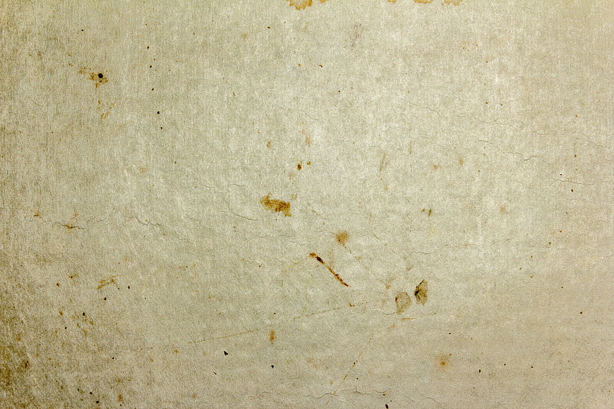 Vintage Aged Paper Texture Background with Stains