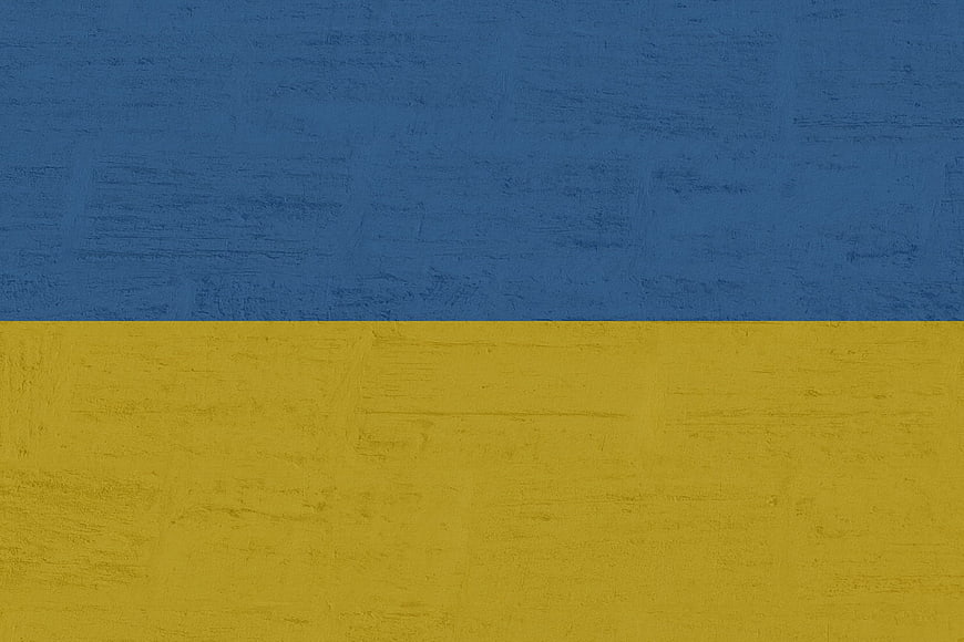 Ukraine Flag Texture Background