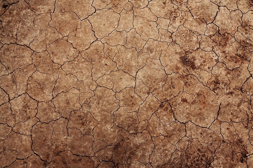 Cracked Dry Earth Texture Background