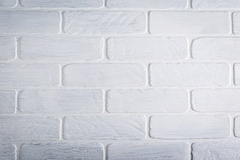 White Painted Brick Wall Texture Background