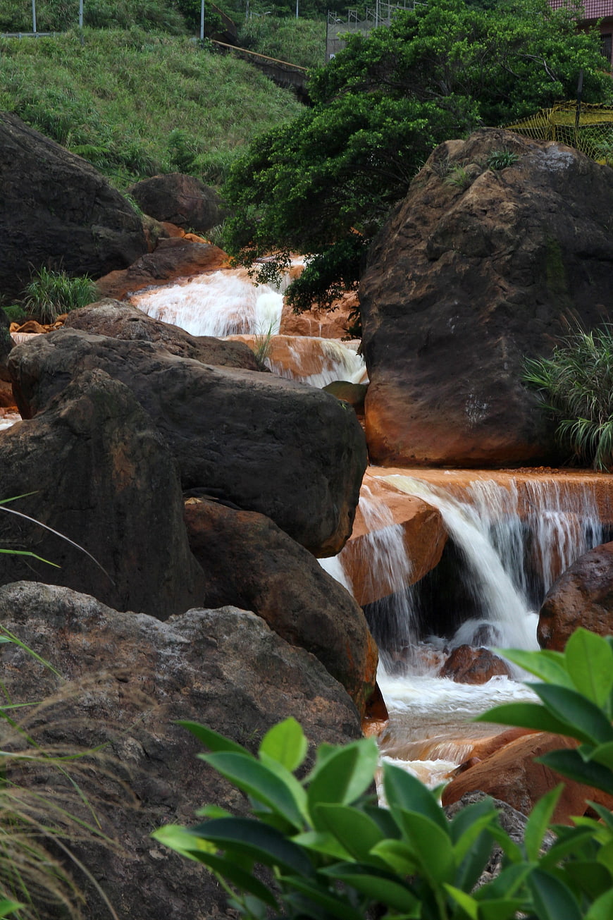 Jinguashi Golden Stream Waterfall Landscape