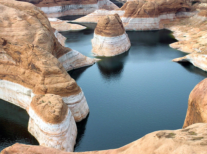 Lake Powell Rock Formations and Water