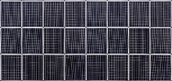 Grid of Solar Panels for Renewable Energy