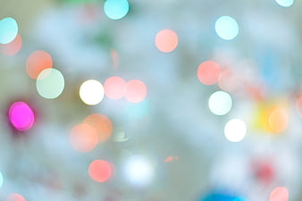 Abstract Blue and Pink Bokeh Background