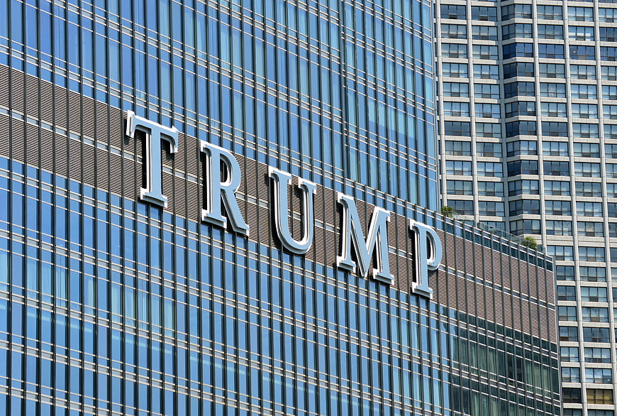 Trump Tower Chicago Skyscraper Facade