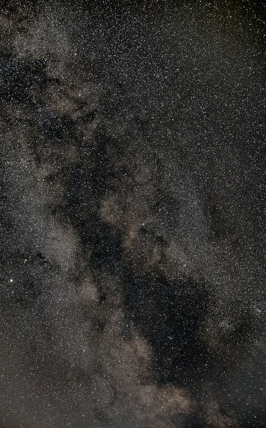 Milky Way Galaxy Night Sky with Stars and Nebulae