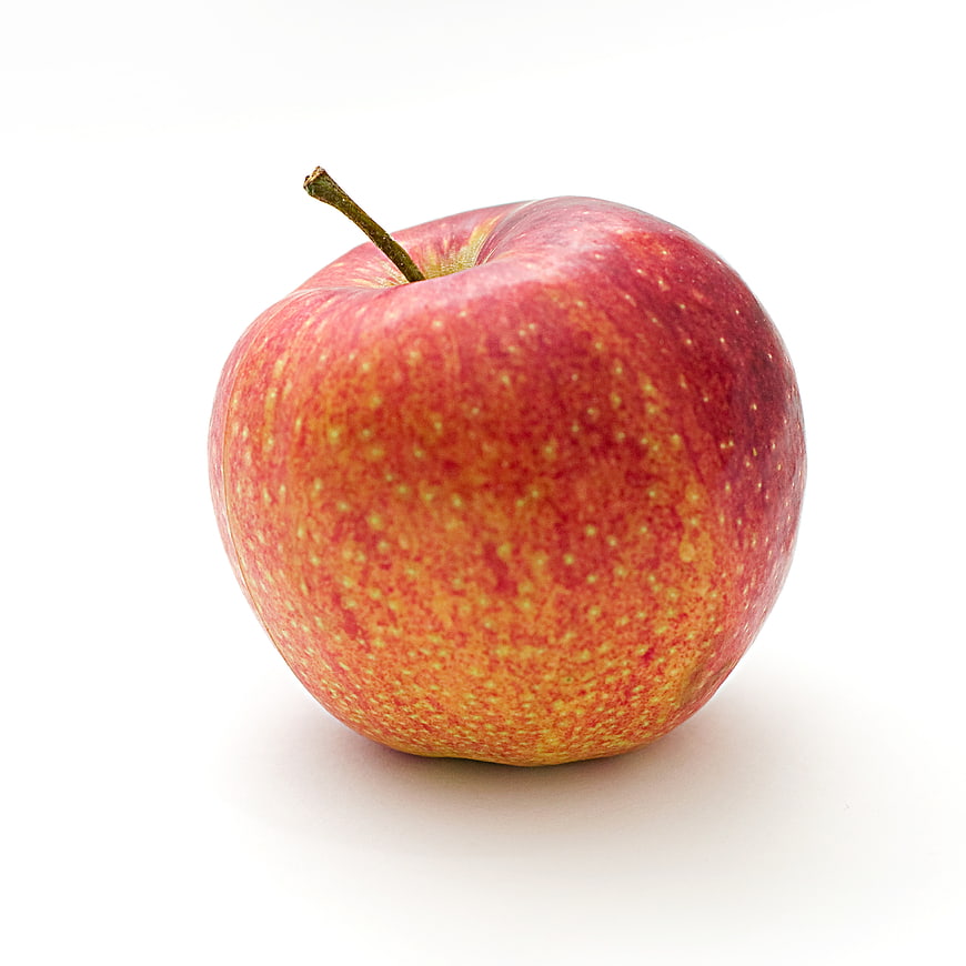 Fresh Red Apple Isolated on White Background