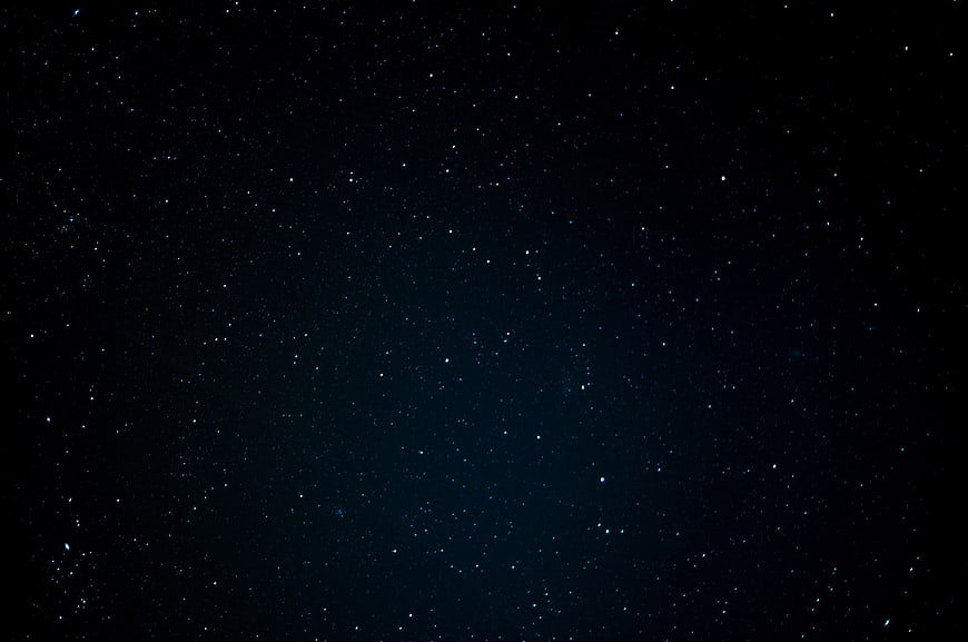 Starry Night Sky Background With Scattered Stars And Deep Space