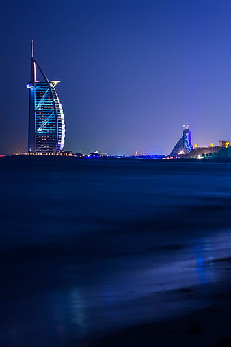 Burj Al Arab Dubai Night Skyline