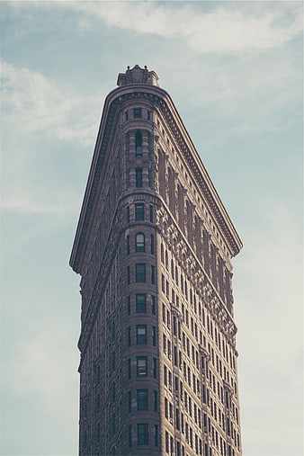 Low angle view of Flatiron Building New York City