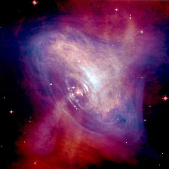 Crab Nebula Supernova Remnant in Deep Space