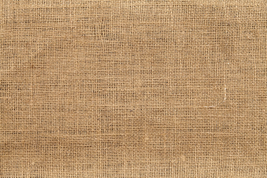 Close-up texture of brown burlap fabric background