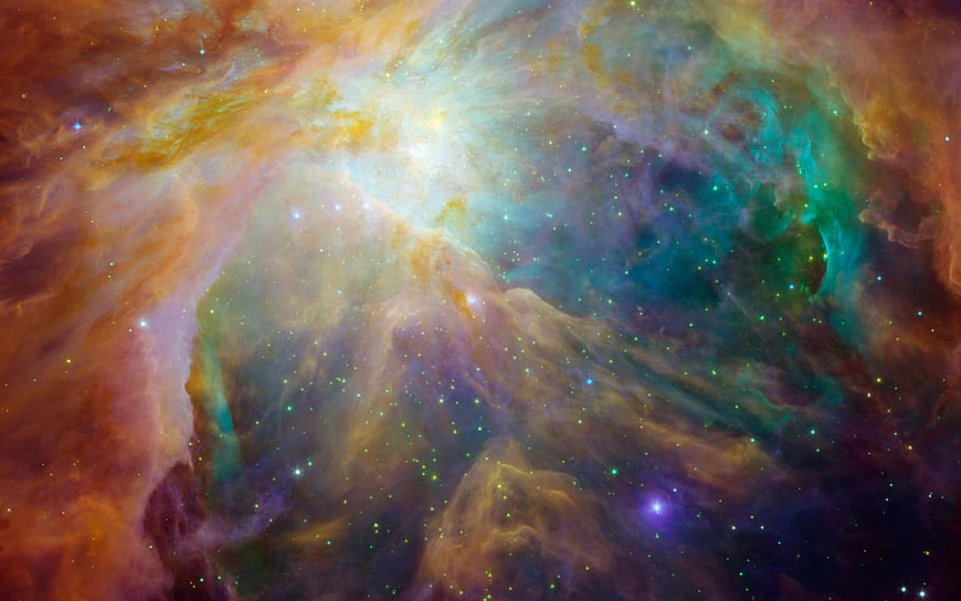 Vibrant Orion Nebula Space Photography