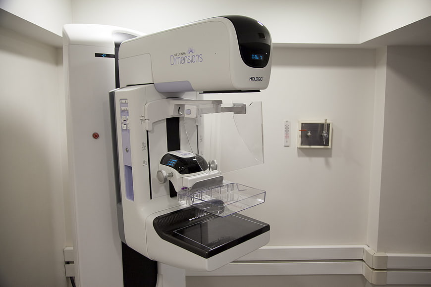 Hologic Selenia Dimensions Mammography Machine in Medical Room