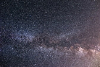 Milky Way Galaxy in Starry Night Sky