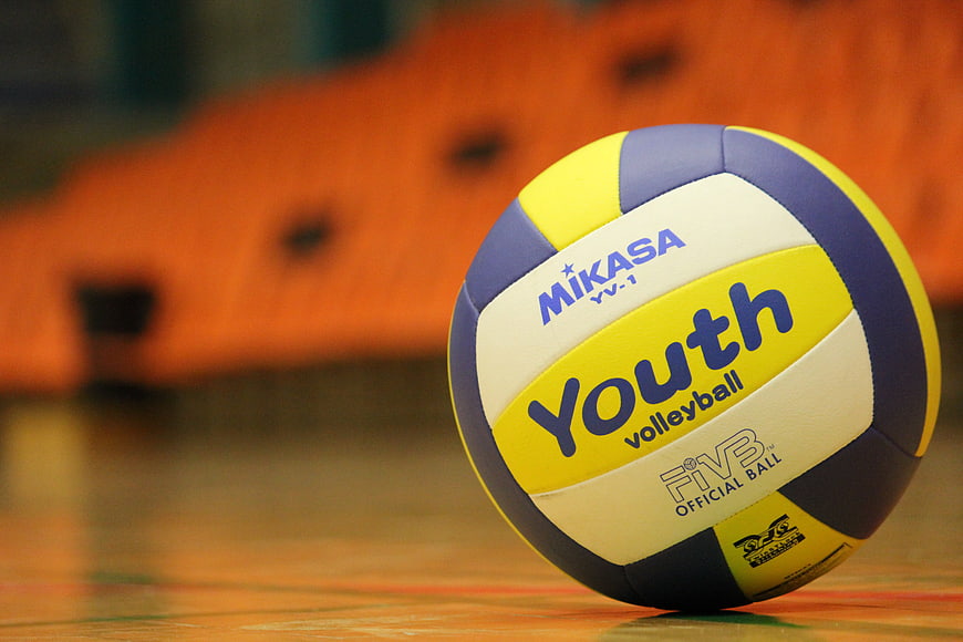Mikasa Youth Volleyball On Indoor Court