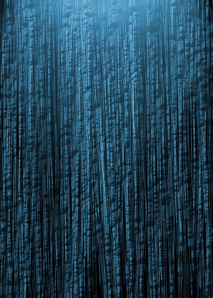 Abstract Blue Vertical Metal Texture Background