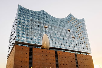 Elbphilharmonie Concert Hall Architecture at Sunset
