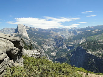 Yosemite National Park Half Dome Panorama