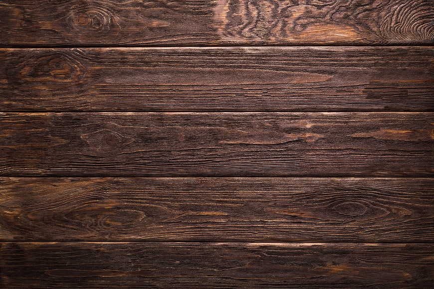 Dark rustic wooden plank background texture