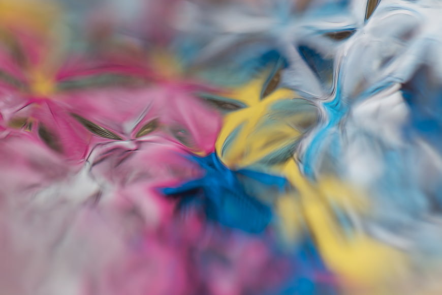Abstract Colorful Blurred Background with Vibrant Swirls