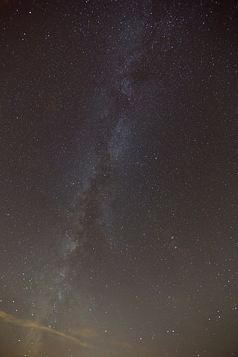 Milky Way Galaxy Vertical Night Sky with Stars