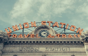 Union Station Clock Tower and Signage