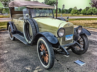 1921 Hudson Phaeton Classic Vintage Automobile Parked Outdoors