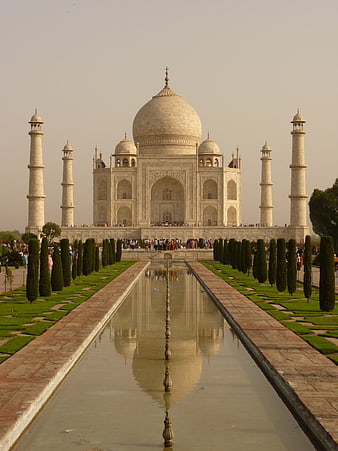 Taj Mahal Reflection in Agra Canal