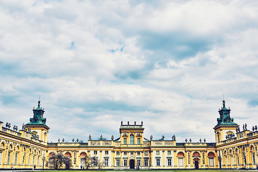 Belvedere Palace Vienna Architecture Under Cloudy Sky