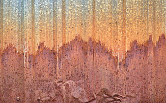 Rusted corrugated metal texture background