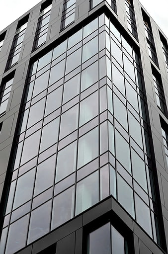 Modern Glass Office Building Facade Architecture