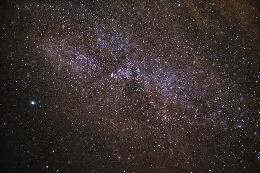 Milky Way Galaxy Night Sky with Stars