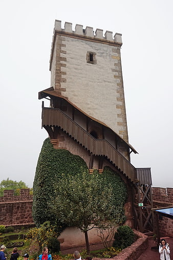 Wartburg Castle Tower in Eisenach, Germany