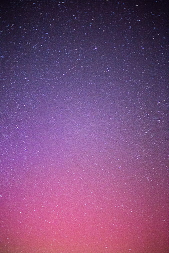Starry Night Sky with Purple and Pink Gradient Background
