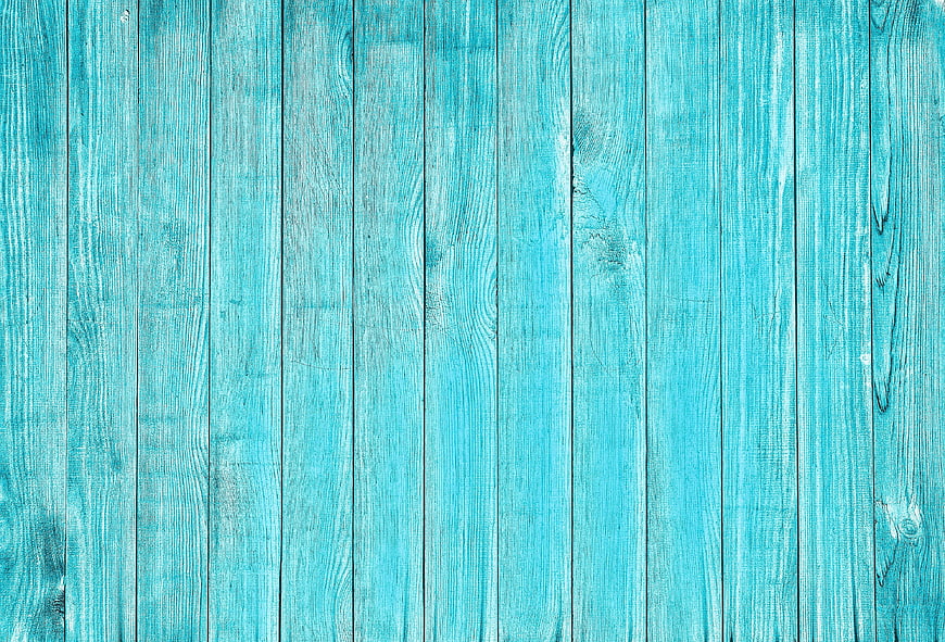 Turquoise Vertical Wooden Plank Texture Background