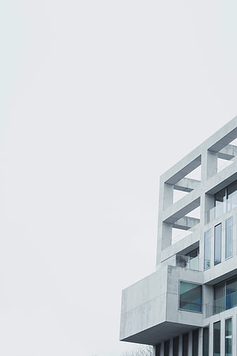 Modern Concrete Architecture with Large Copyspace