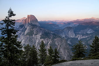 Half Dome and Yosemite Valley at Sunrise
