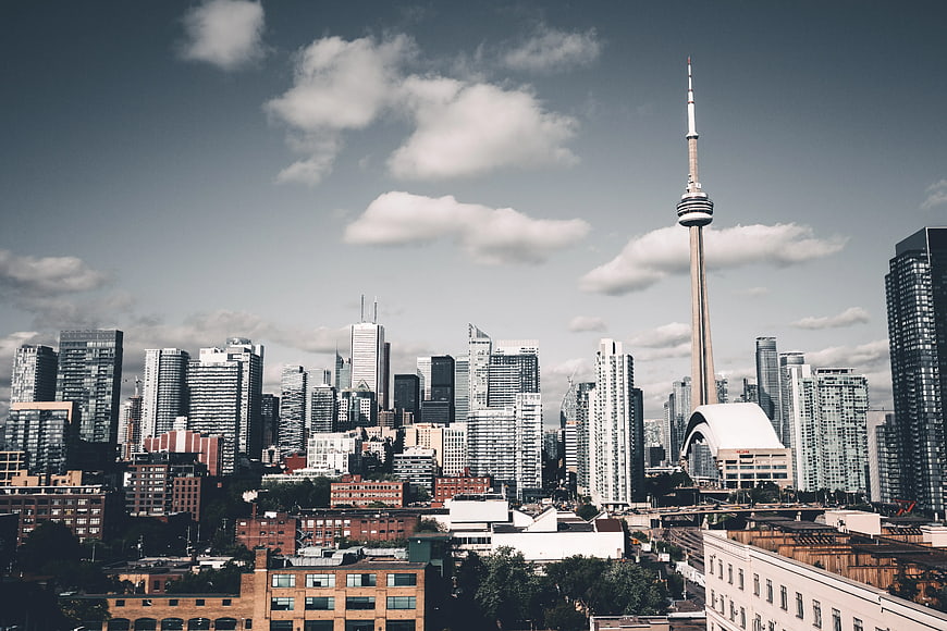 Toronto Skyline with CN Tower and Cityscape