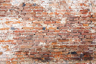 Weathered Red Brick Wall Texture Background