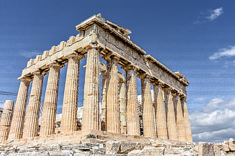 Parthenon Temple on Acropolis in Athens, Greece