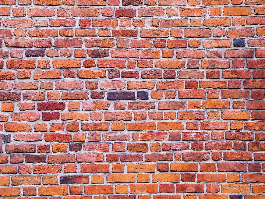 Red Brick Wall Texture Background