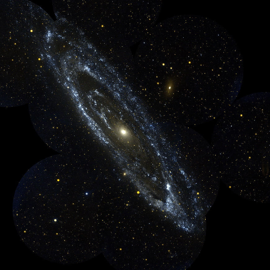 Andromeda Galaxy Deep Space Mosaic