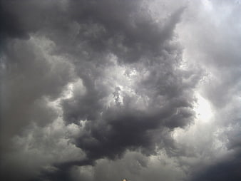Dramatic Dark Storm Clouds Filling The Sky