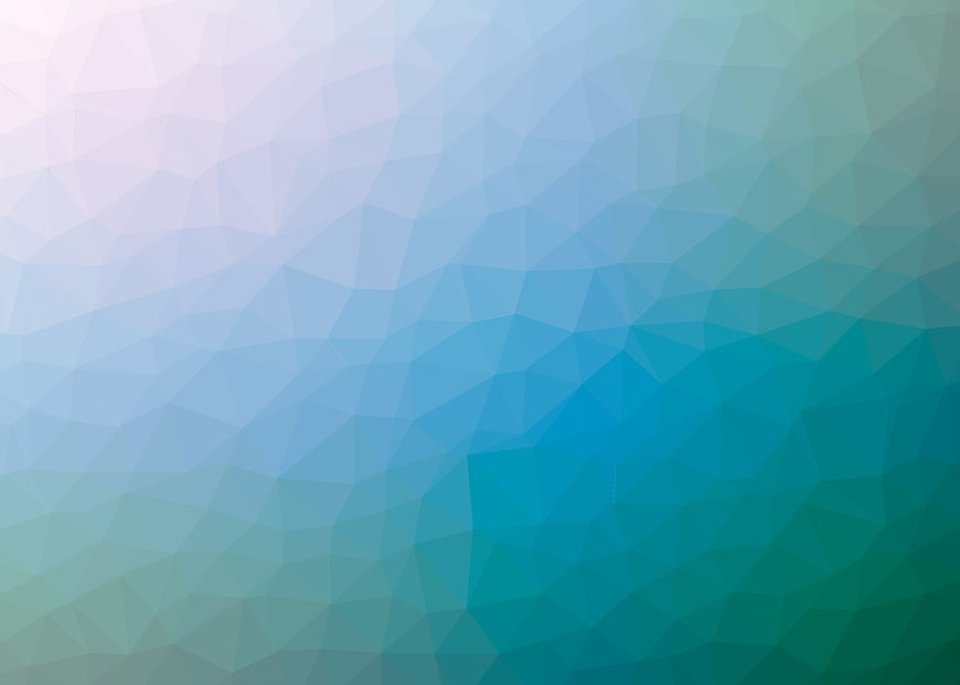 Abstract Geometric Low Poly Blue and Teal Background