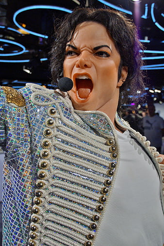 Michael Jackson Wax Figure in Sparkling Jacket