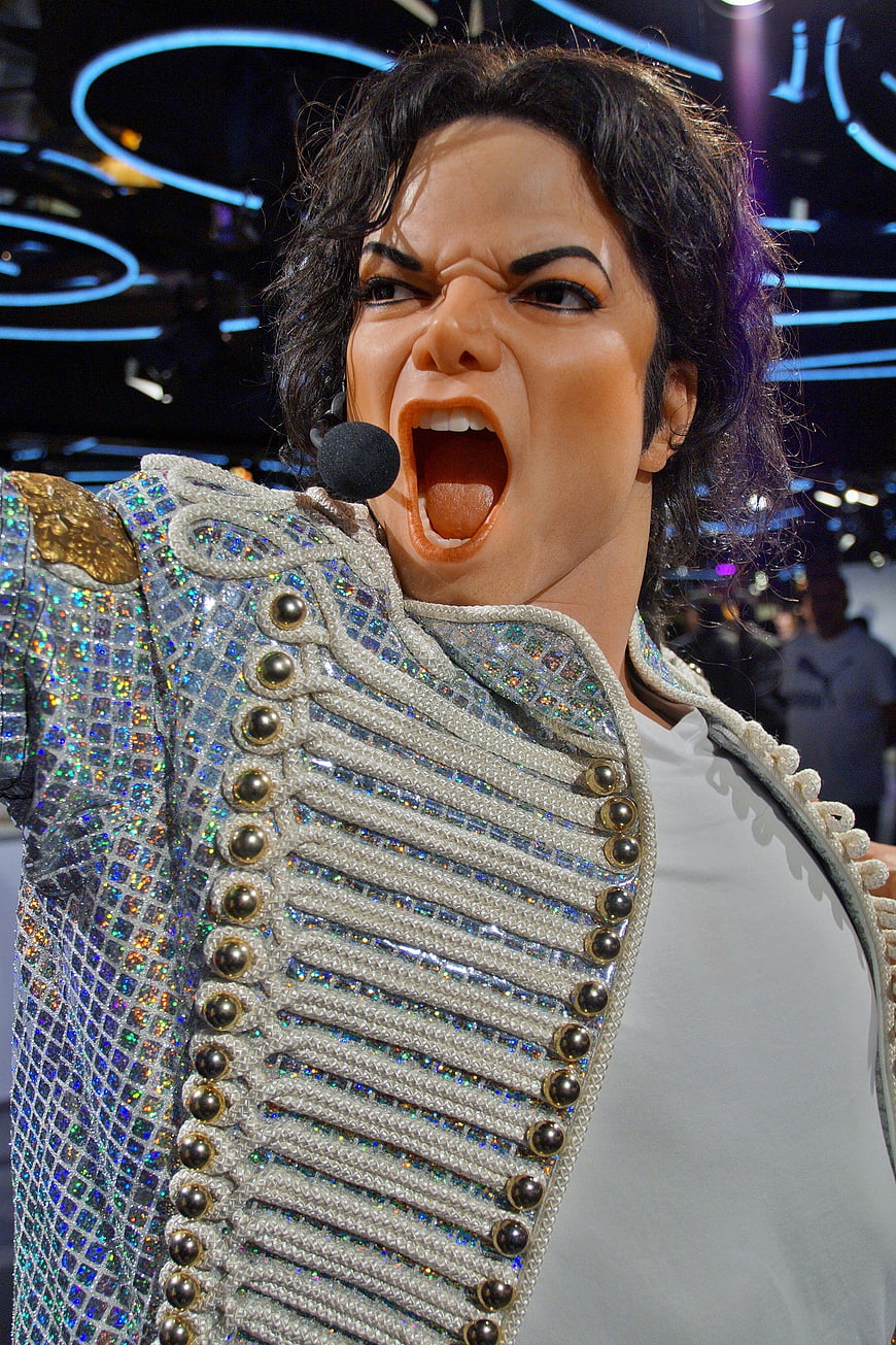 Michael Jackson Wax Figure in Sparkling Jacket