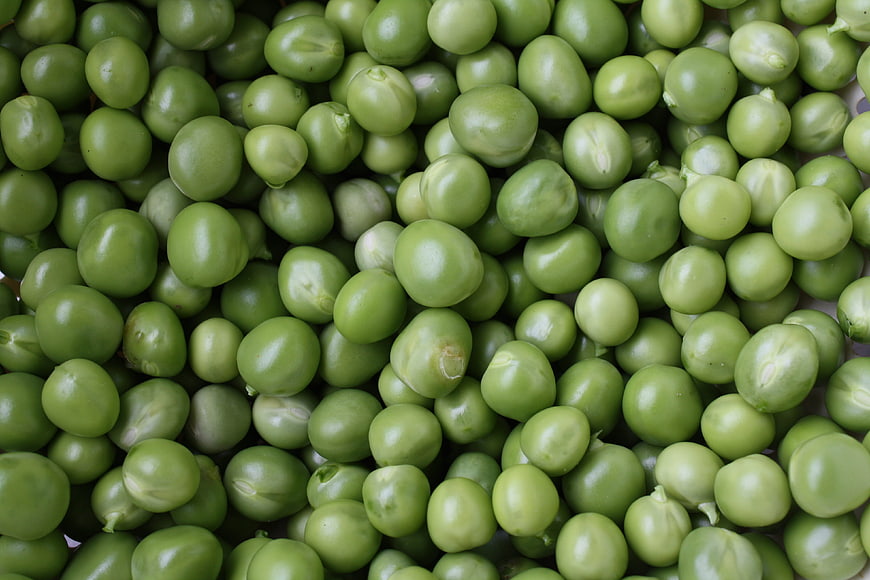 Close-up of Fresh Green Peas